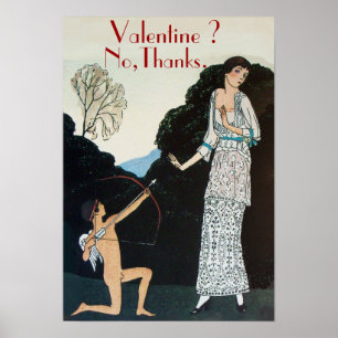 AFFICHES VALENTINE ? NON, MERCI / RÉTRO ANTI SAINT-VALENTIN