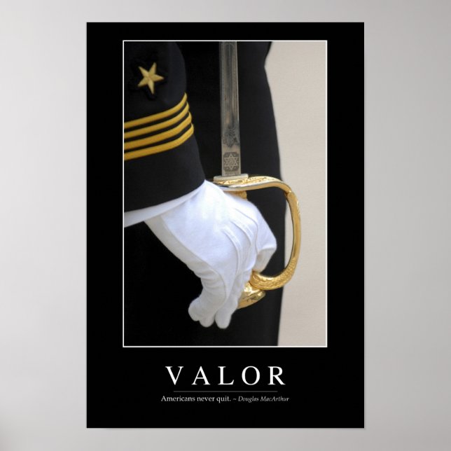 Affiches Valeur : Citation 1 inspirante (Devant)
