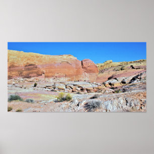 Affiches Vallée de photo de paysage de désert du feu