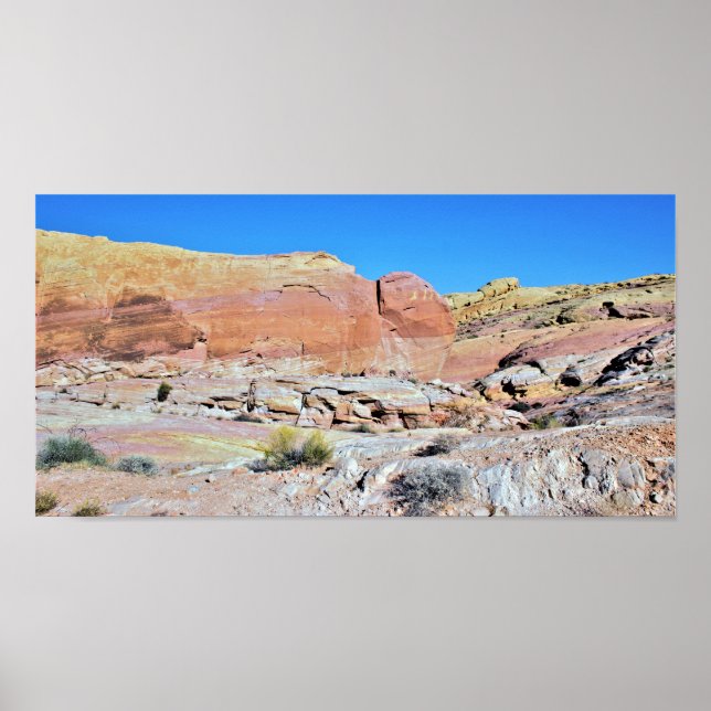 Affiches Vallée du feu Paysage du désert Photo (Devant)