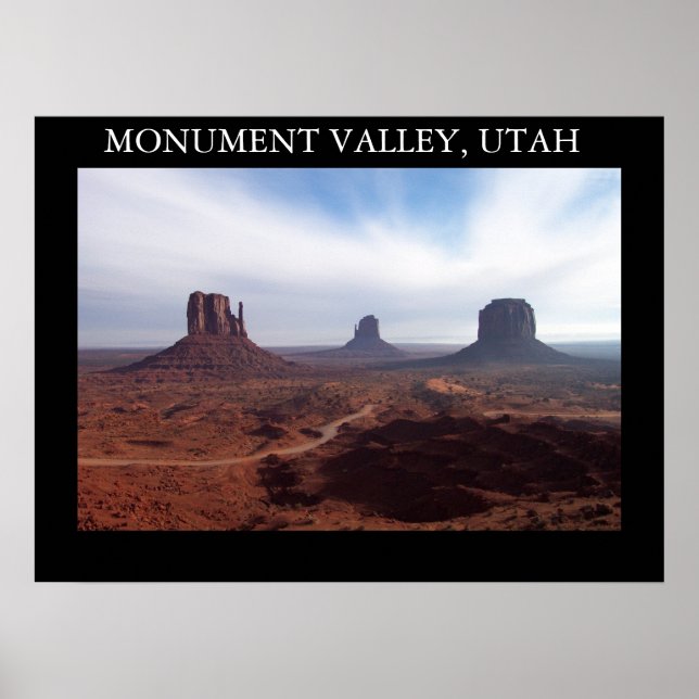 Affiches Vallée du Monument, Utah (Devant)