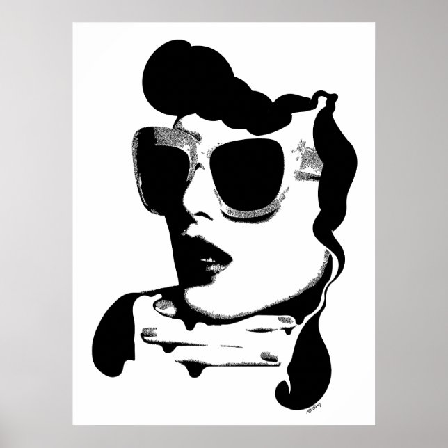 Affiches Vamp rétro (Devant)