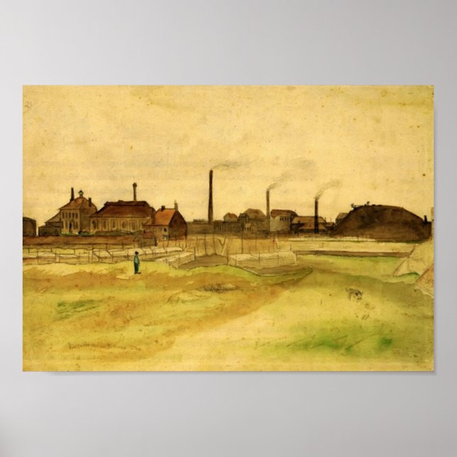 Affiches Van Gogh - Coalmine dans le Borinage (Devant)