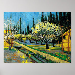Affiches van gogh - Flower Orchard