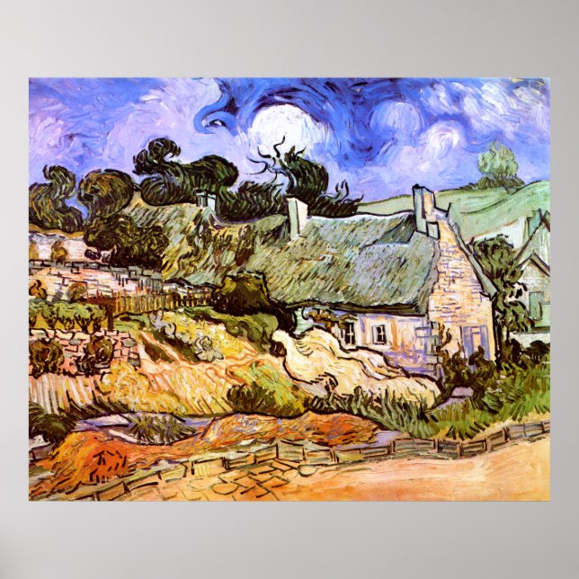 Affiches Van Gogh : Gîte agricole à Cordeville (Devant)