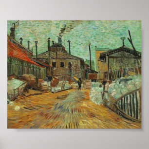 Affiches Van Gogh - l'usine chez Asnieres