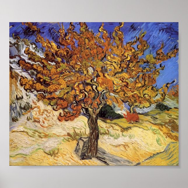 Affiches Van Gogh - Mulberry Tree (Devant)