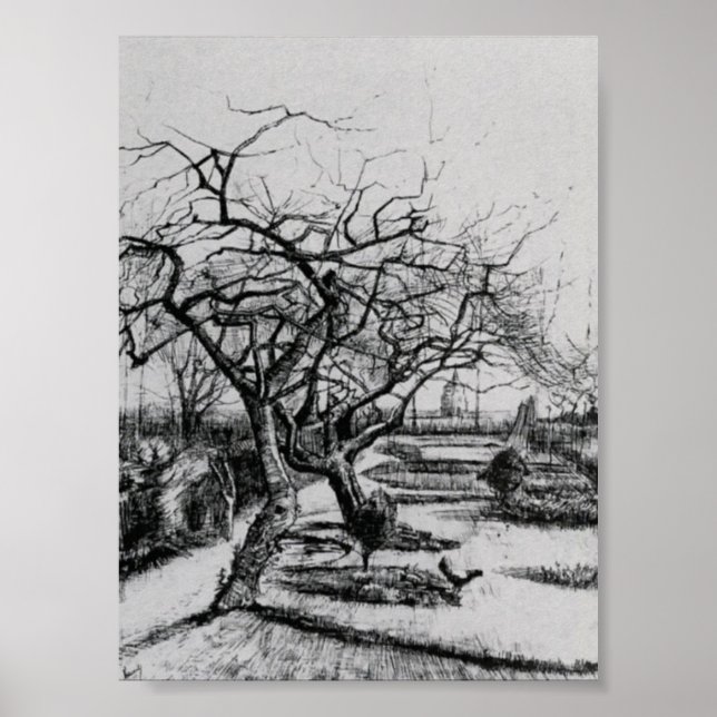 Affiches Van Gogh - Parsonage Garden (Devant)