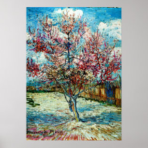 Affiches Van Gogh - Peach Trees roses