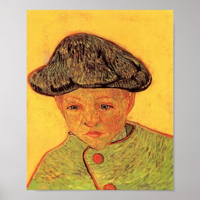 Affiches Van Gogh - Portrait de Camille Roulin (Devant)