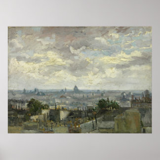 Affiches Van Gogh, Vue de Paris