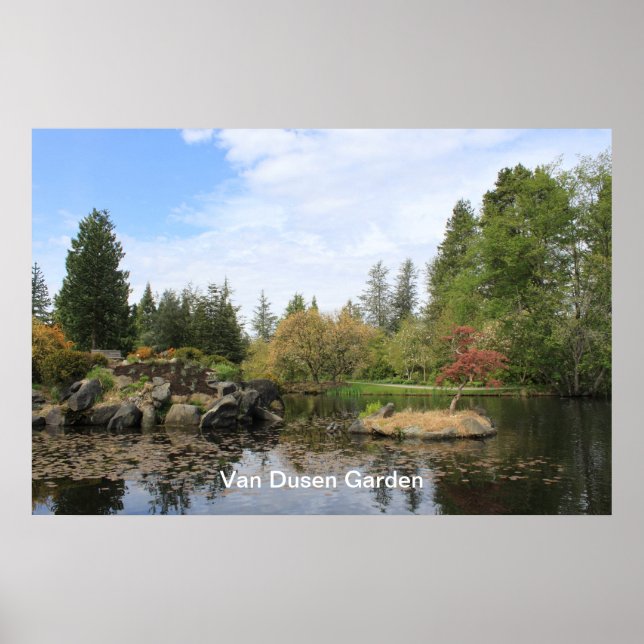 Affiches Vancouver Van Dusen Botanical Garden. (Devant)