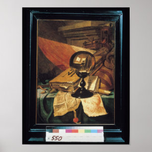 Affiches Vanitas avec boule de cristal