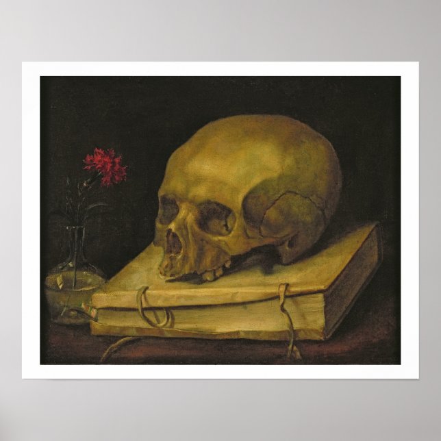 Affiches Vanitas, c.1644 (huile sur toile) (Devant)