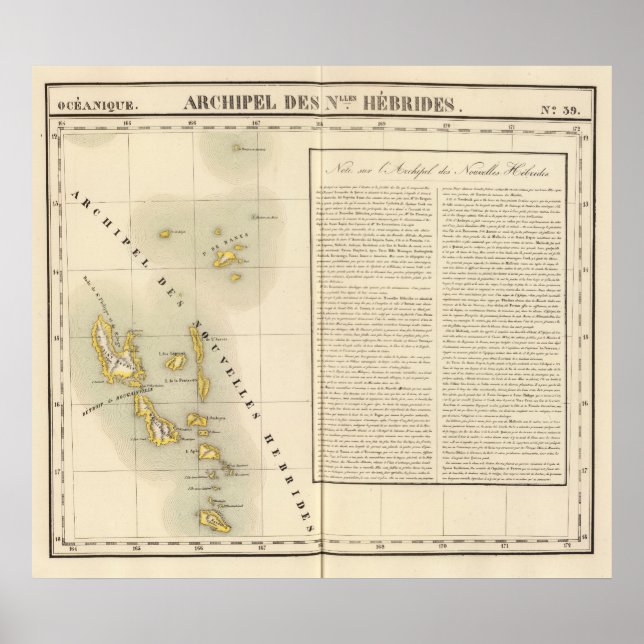 Affiches Vanuatu Océanie no 39 (Devant)