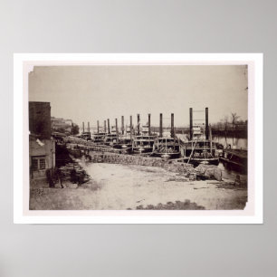 Affiches Vapeurs sur le Mississippi (photo de b/w)