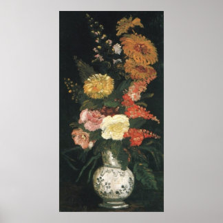 Affiches Vase avec Asters et Silva par Vincent van Gogh