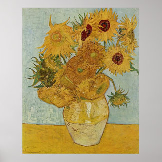 Affiches Vase avec douze tournesols par Vincent van Gogh