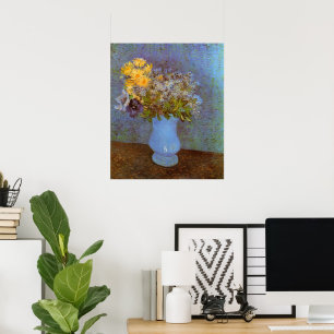 Affiches Vase avec lilas et marguerites de Vincent van Gogh