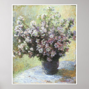 Affiches Vase des fleurs, 1880, Claude Monet