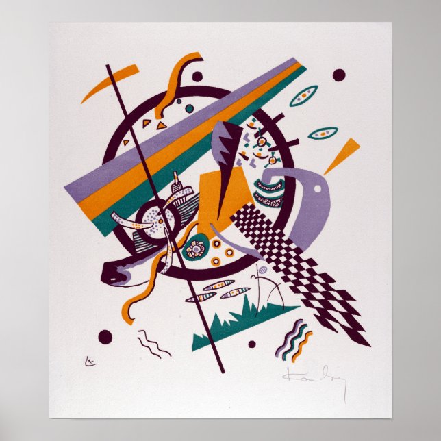 Affiches Vasily Kandinsky Small Worlds IV (Devant)