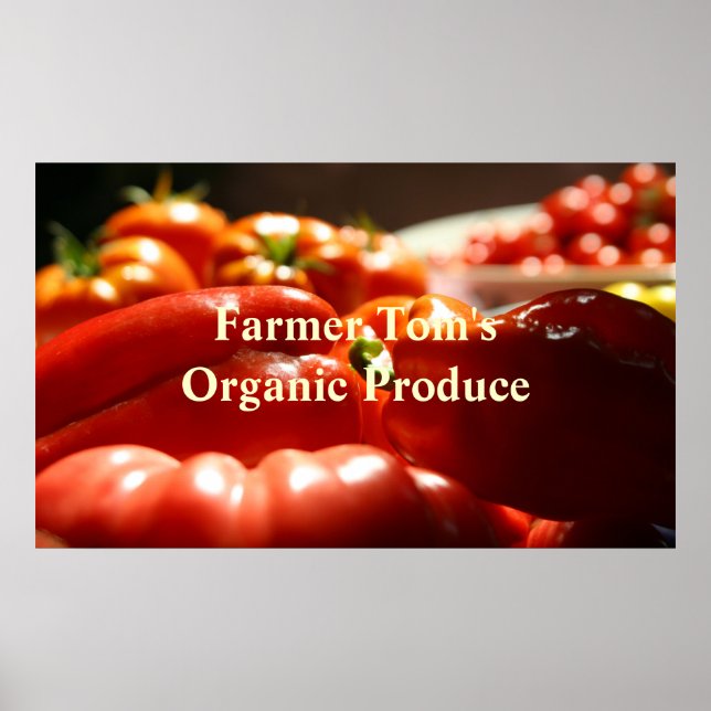 Affiches Vegetable Harvest (Devant)