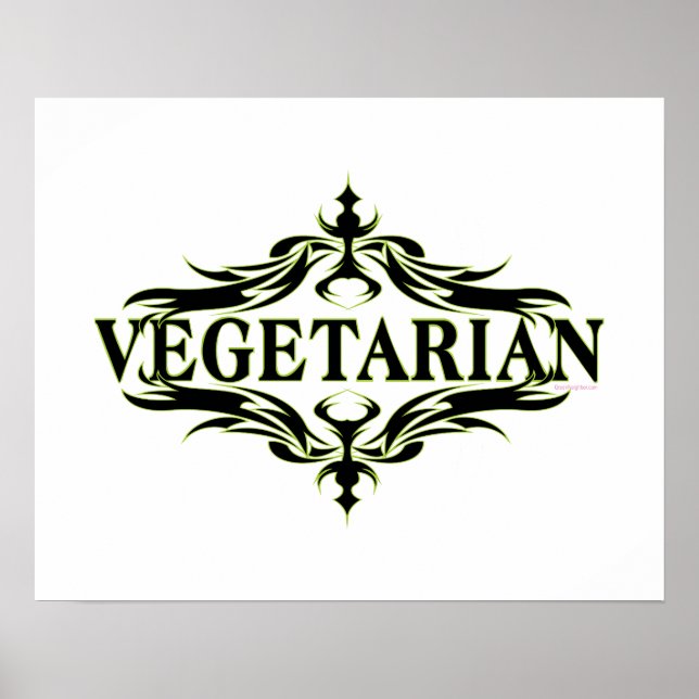 Affiches Vegetarian (Devant)