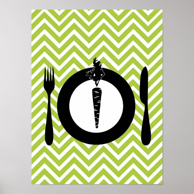 Affiches végétarien (Devant)