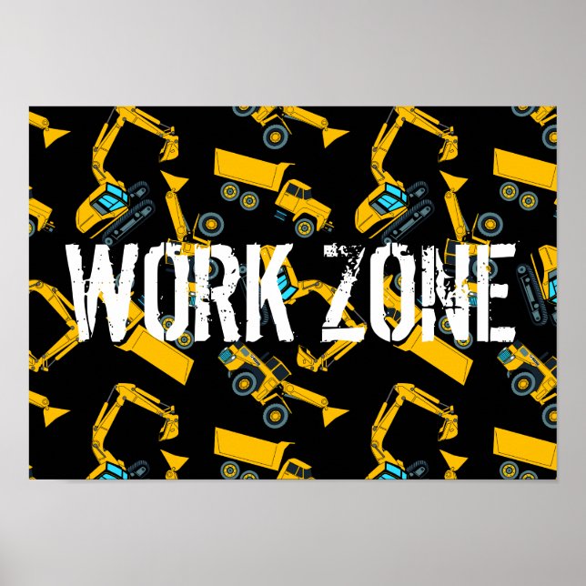 Affiches Véhicules de construction (Devant)