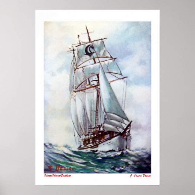 Affiches Velero/Veleiro/Voilier (Devant)