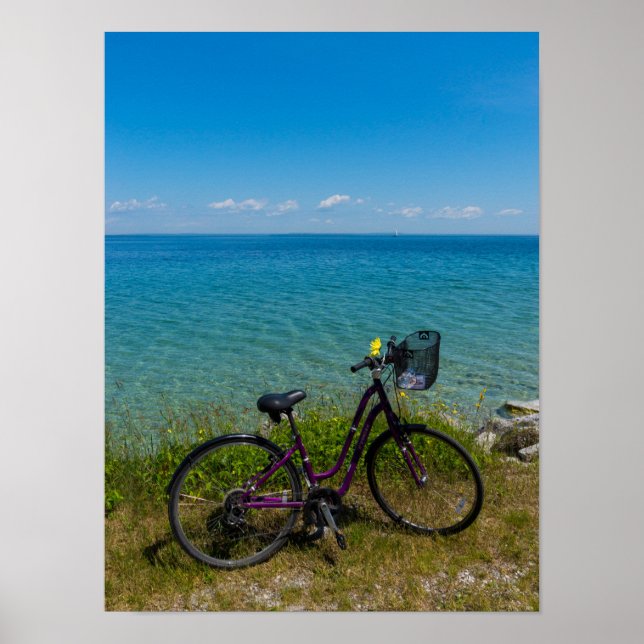 Affiches Vélo À Mackinac (Devant)