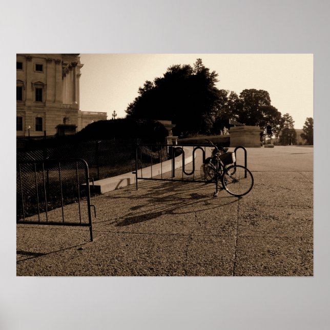 Affiches Vélo à Washington (Devant)