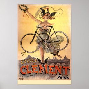 Affiches Vélo Art nouveau vintage 1883