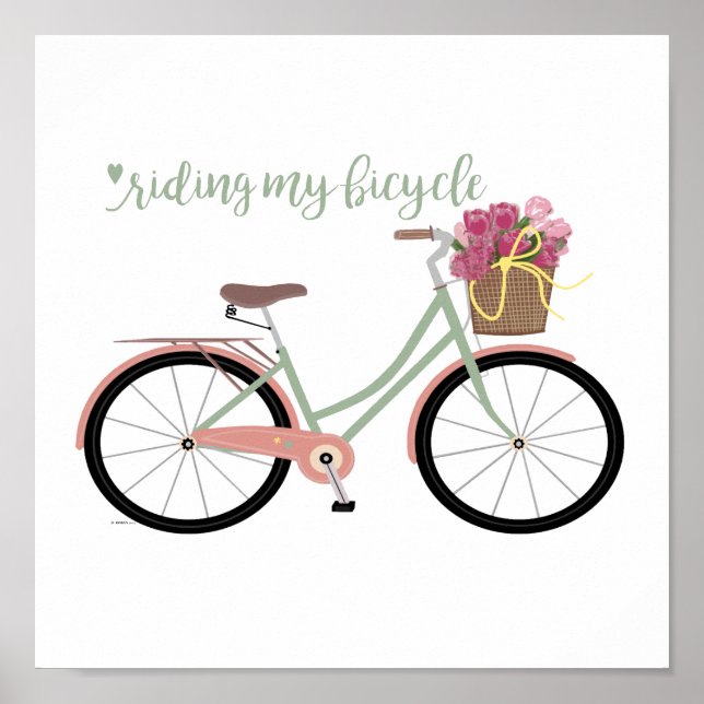 Affiches Vélo Beach Cruiser (Devant)