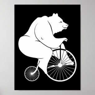 Affiches Vélo de quart de penny de penny d'équitation