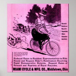 Affiches Vélo des années 1890 et Le Racycle