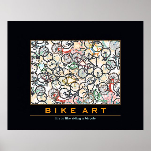 Affiches vélo VÉLO ART (Devant)