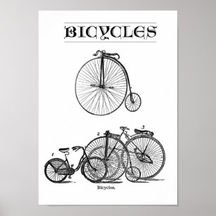 Affiches Vélos vintages