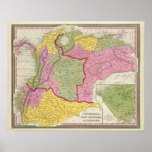 Affiches Venezuela, New Grenada & Equateur
