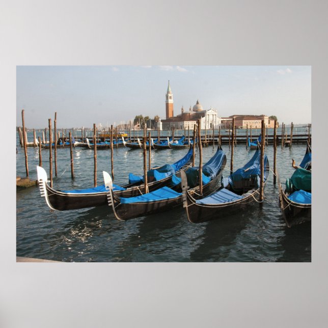 Affiches Venice Gondolas (Devant)