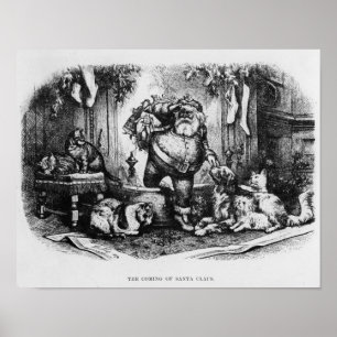 Affiches Venir du père noël, 1872