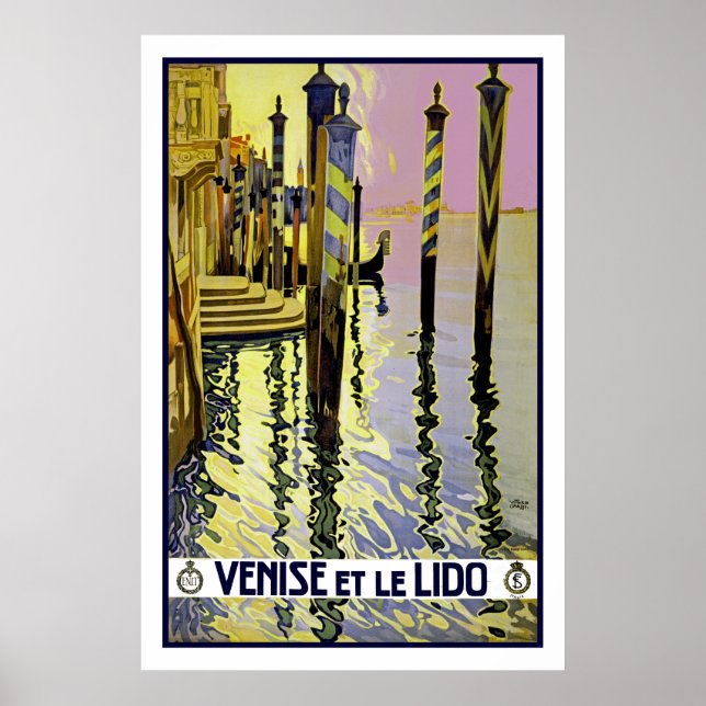 Affiches Venise et le Lido (Devant)