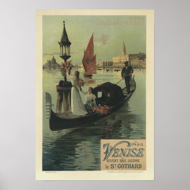 Affiches Venise, F Hugo D' Alesi (Devant)