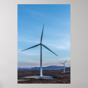 Affiches Vent Turbines Poster/Imprimer