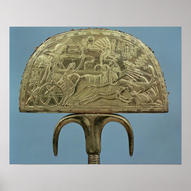 Affiches Ventilateur de plumes d'autruche de la Tombe de (Devant)