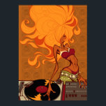 AFFICHES VENUS<br><div class="desc">Woman's DJ play</div>