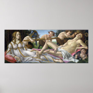 Affiches Vénus et Mars par Sandro Botticelli