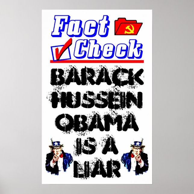 Affiches Vérification des faits (Devant)