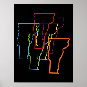 Affiches vermont pride blur