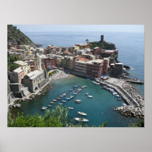 Affiches Vernazza d'en haut